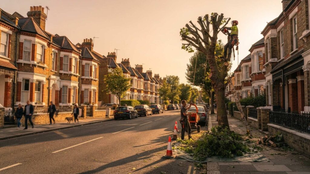 Tree Pollarding in South London